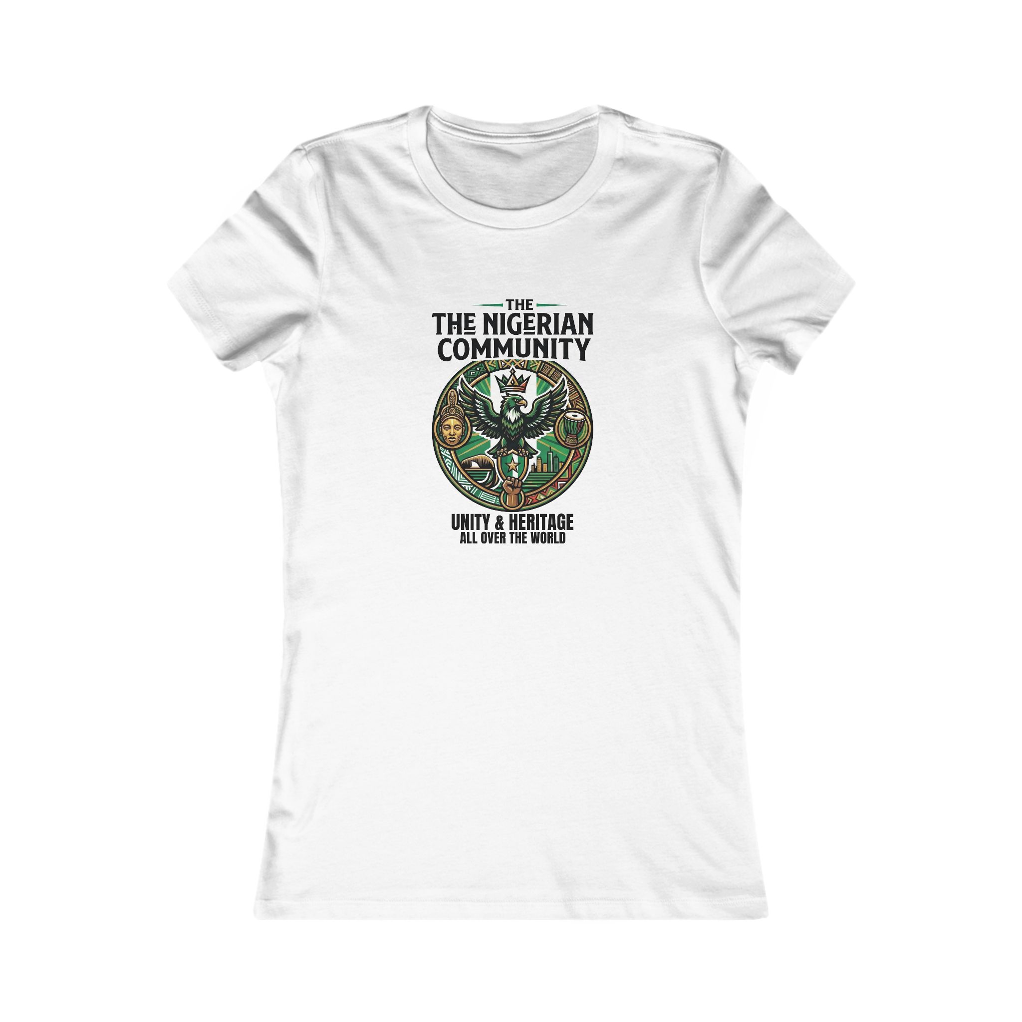 Women's Unity & Heritage Graphic Tee | The Nigerian Community - Image 2