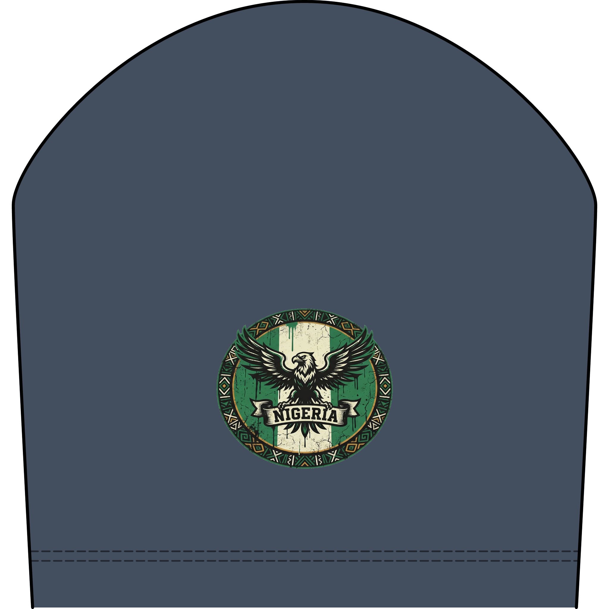 The Diaspora Crown Shield V-Neck Dark Tee - Image 8