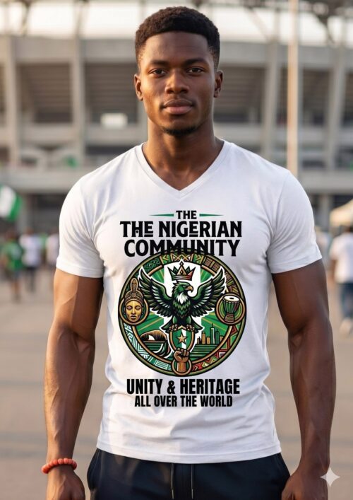 The Nigerian Community White Shirt